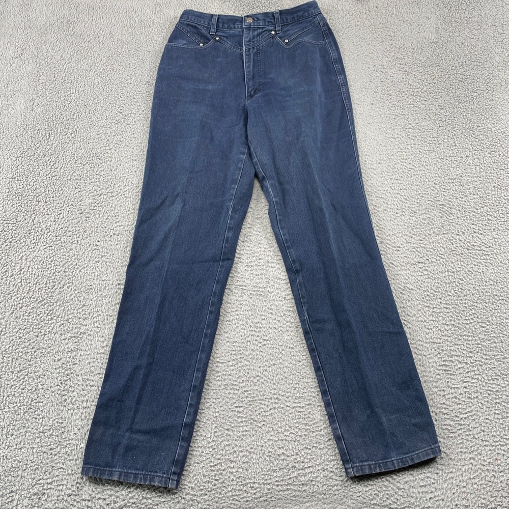 Roper Jeans Womens 15 Blue Vintage Western High Rise Straight Leg Cotton Denim